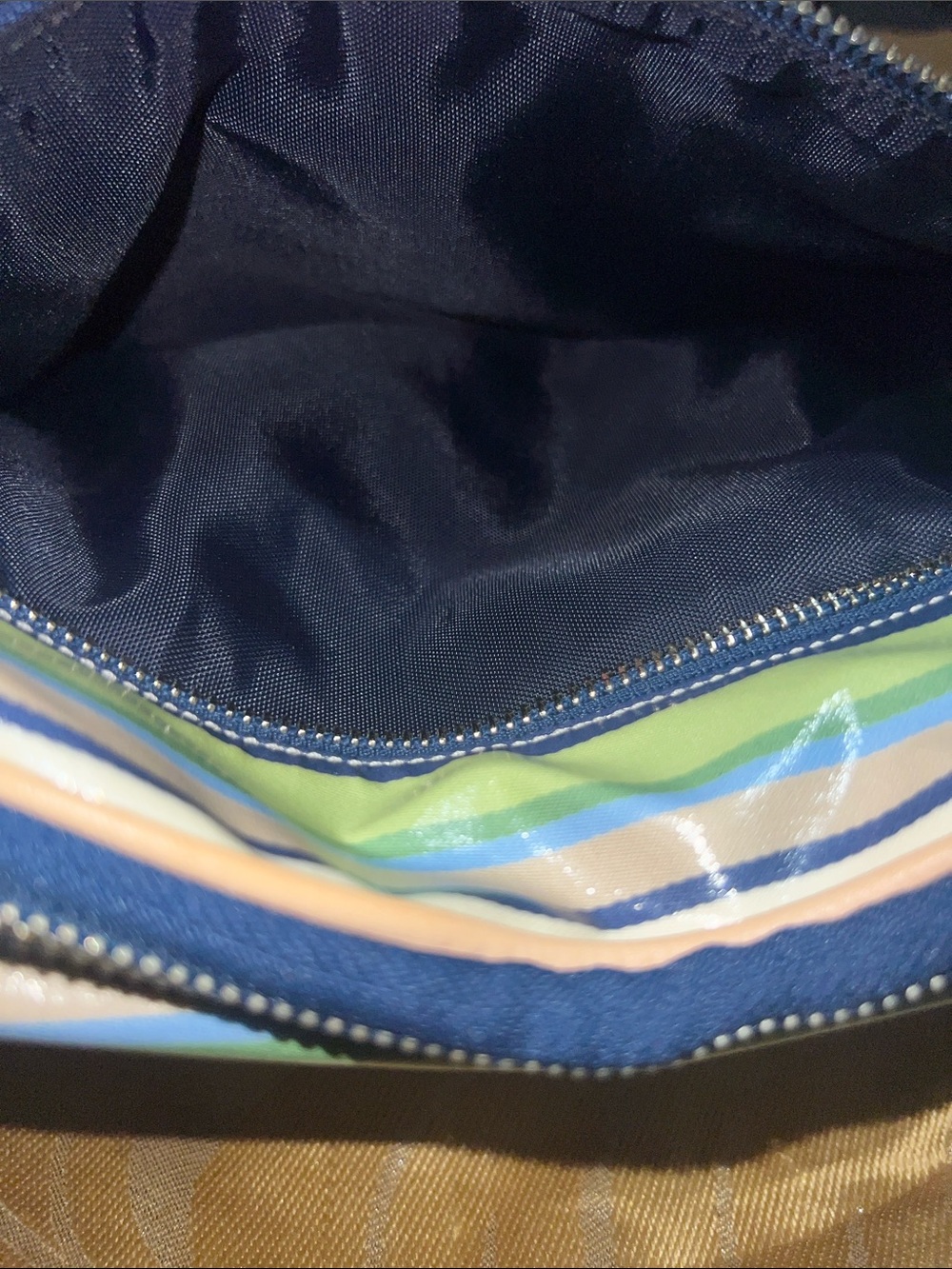 VTG Coach Hampton Watercolor Stripe iPad Tablet Case Tech Sleeve 5026 - Picture 7 of 15